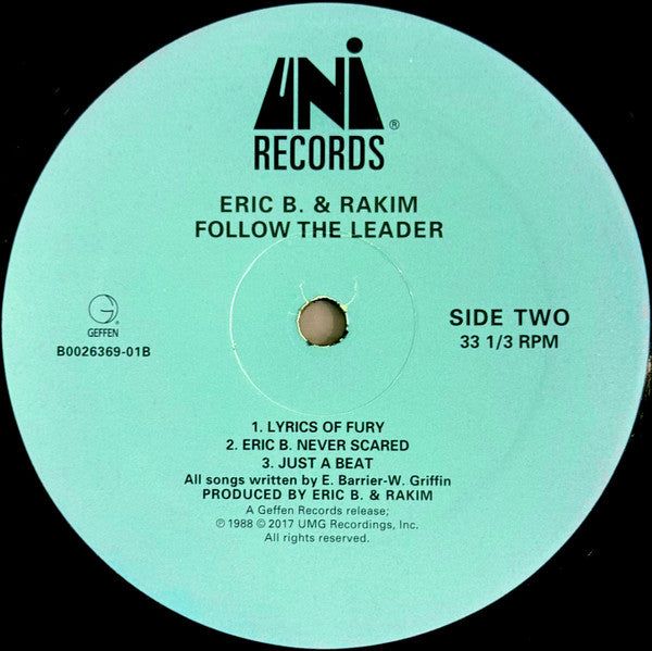 Eric B. & Rakim : Follow The Leader (2xLP, Album, RE)