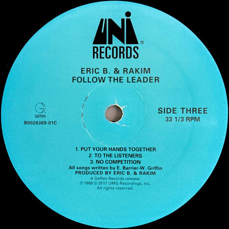 Eric B. & Rakim : Follow The Leader (2xLP, Album, RE)