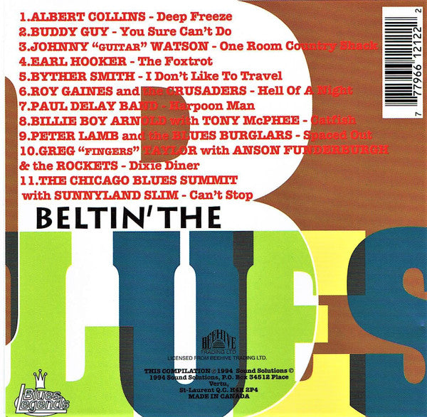 Various : Beltin' The Blues (CD, Comp)
