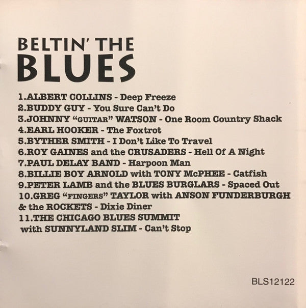 Various : Beltin' The Blues (CD, Comp)