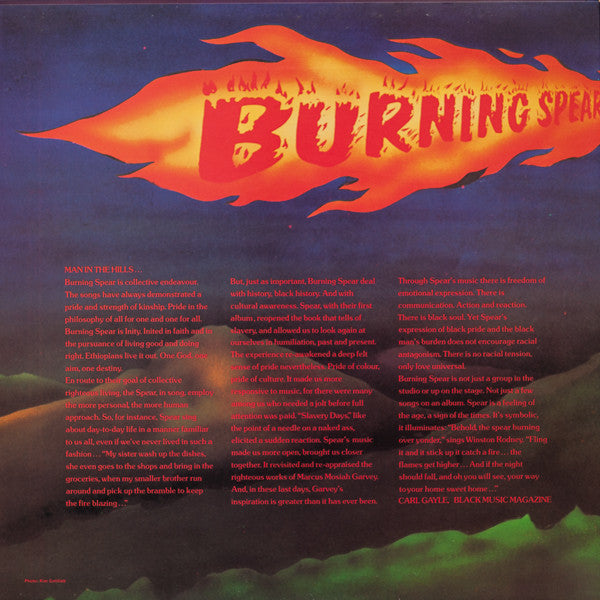 Burning Spear : Man In The Hills (LP, Album, Gat)