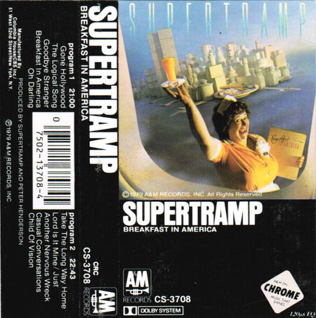 Supertramp : Breakfast In America (Cass, Album, Club, RE, Col)