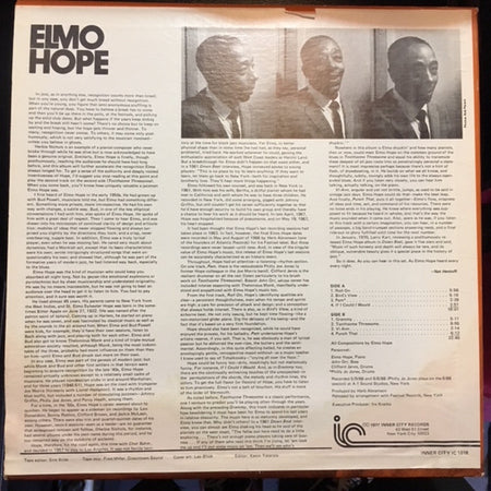 Elmo Hope : Last Sessions (LP, Album)