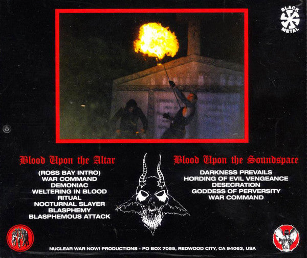 Blasphemy (2) : Blood Upon The Altar + Bonus (CD, RE, RM)