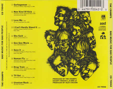 The Cramps : Bad Music For Bad People (CD, Comp, RE)