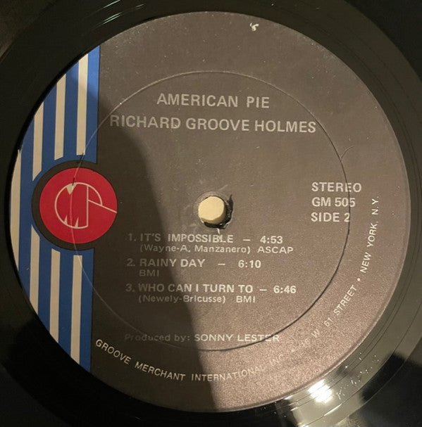 Groove Holmes* : American Pie (LP, Album)
