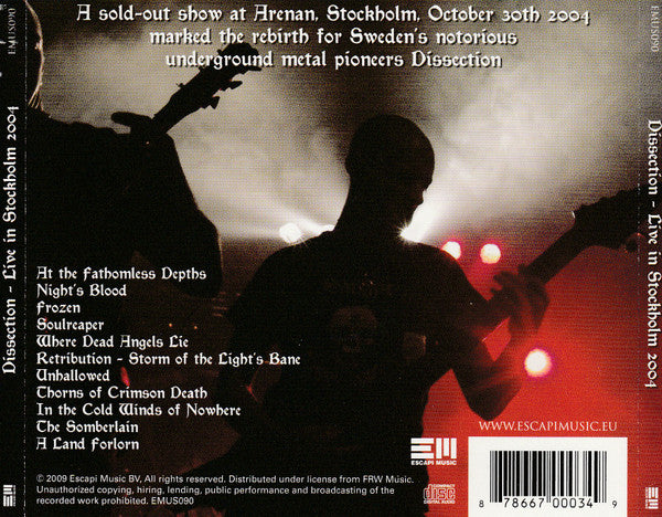 Dissection : Live In Stockholm 2004 (CD, Album)