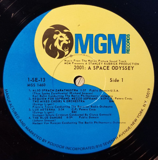 Various : 2001: A Space Odyssey (Music From The Motion Picture Sound Track) (LP, Comp, RE, Gat)