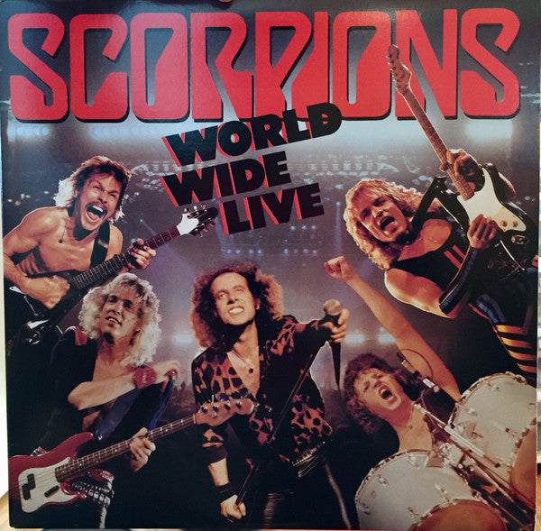 Scorpions : World Wide Live (2xLP, Album, Club, CRC)
