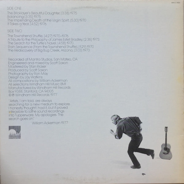 William Ackerman : It Takes A Year (LP, Album, RP, RTI)