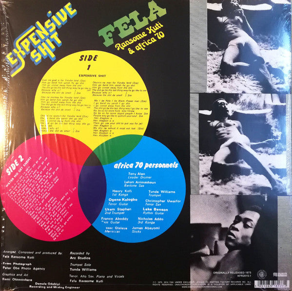 Fela Ransome Kuti* & Africa 70 : Expensive Shit (LP, Album, RE)