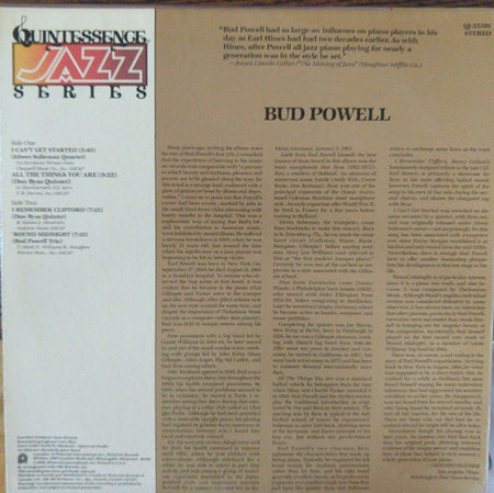 Bud Powell : Bud Powell (LP, Comp, RE)