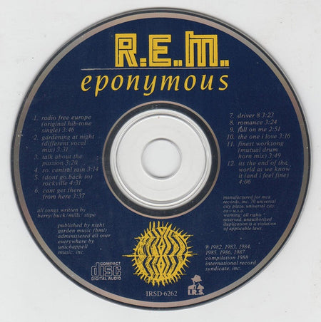 R.E.M. : Eponymous (CD, Comp, JVC)