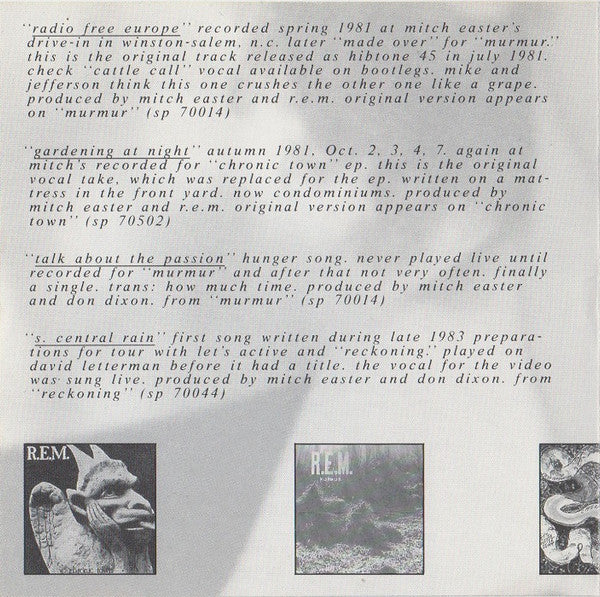 R.E.M. : Eponymous (CD, Comp, JVC)