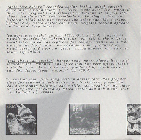 R.E.M. : Eponymous (CD, Comp, JVC)