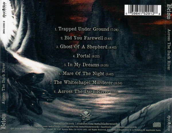 Below (6) : Across The Dark River  (CD, Album)