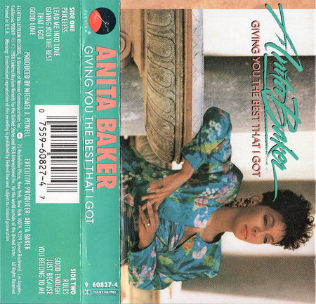 Anita Baker : Giving You The Best That I Got (Cass, Album, SR )