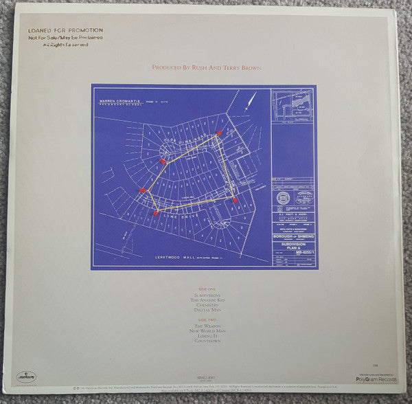 Rush : Signals (LP, Album, 26,)