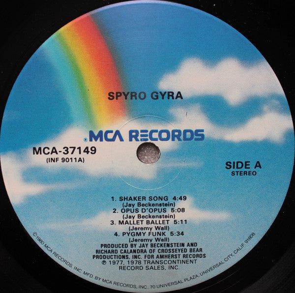 Spyro Gyra : Spyro Gyra (LP, Album, RE, Glo)