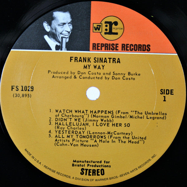 Frank Sinatra : My Way (LP, Album, Ter)