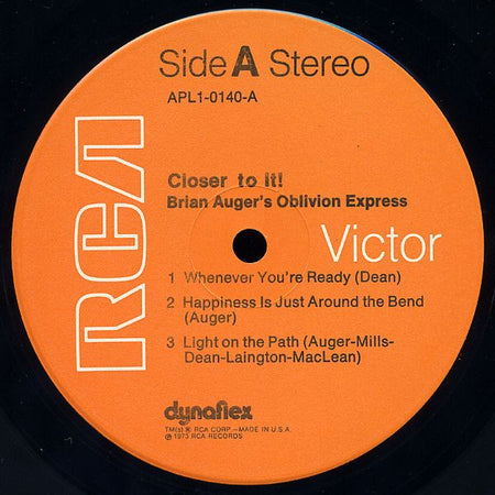 Brian Auger's Oblivion Express : Closer To It! (LP, Album, Ind)