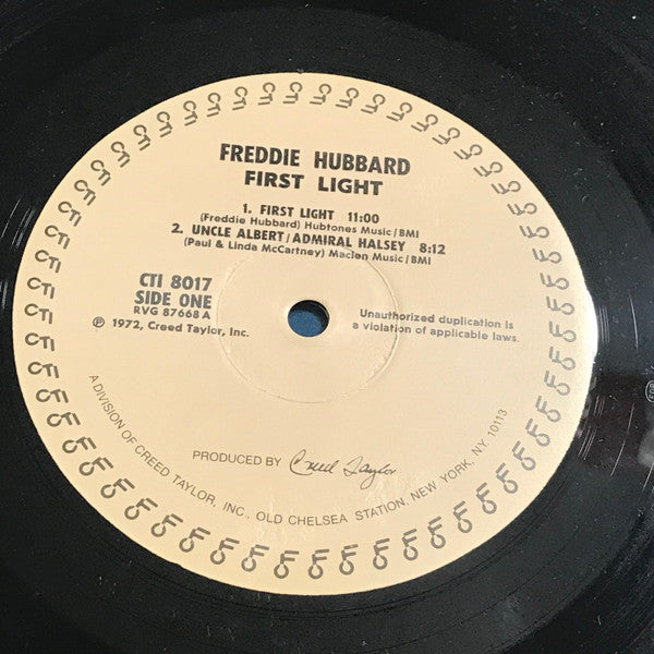 Freddie Hubbard : First Light (LP, Album, RE)