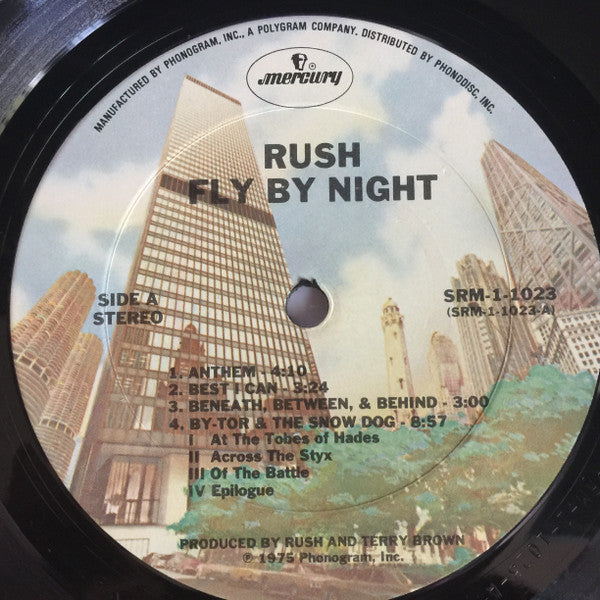 Rush : Fly By Night (LP, Album, RE, Ter)