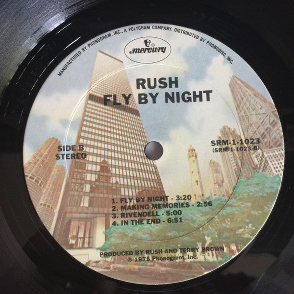 Rush : Fly By Night (LP, Album, RE, Ter)