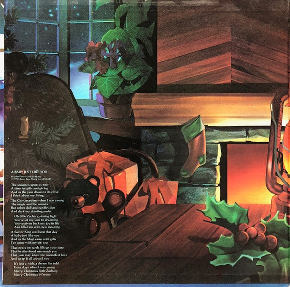 John Denver : Rocky Mountain Christmas (LP, Album, RE, Ind)