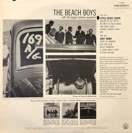 The Beach Boys : Little Deuce Coupe (LP, Album, Mono, Scr)