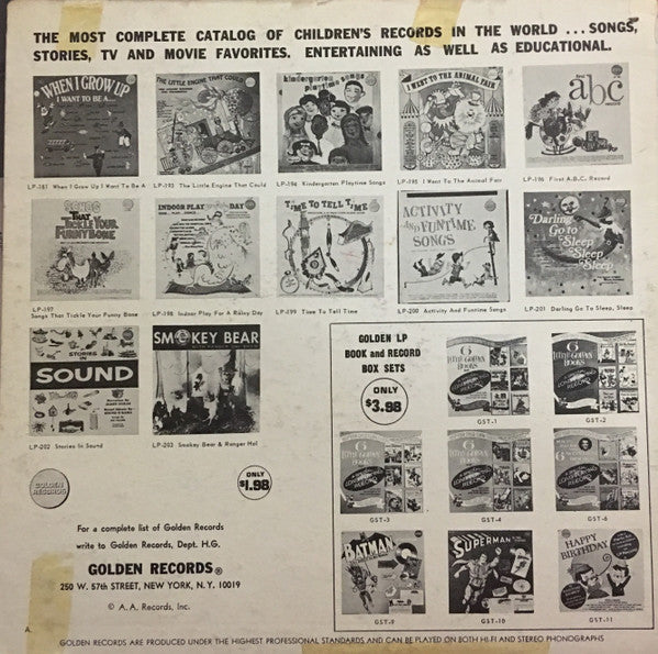 The Sandpipers (2) And The Golden Orchestra : Golden Nursery School (LP)
