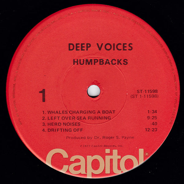 No Artist : Deep Voices - The Second Whale Record (LP, RE)
