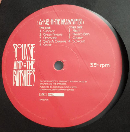 Siouxsie And The Banshees* : A Kiss In The Dreamhouse (LP, Album, RE, RM)