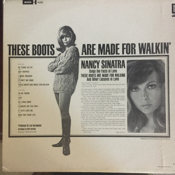 Nancy Sinatra : Boots (LP, Album, Mono, Roc)
