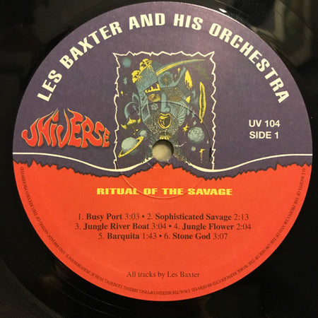 Les Baxter And His Orchestra* : Ritual Of The Savage (LP, Album, RE, 180)