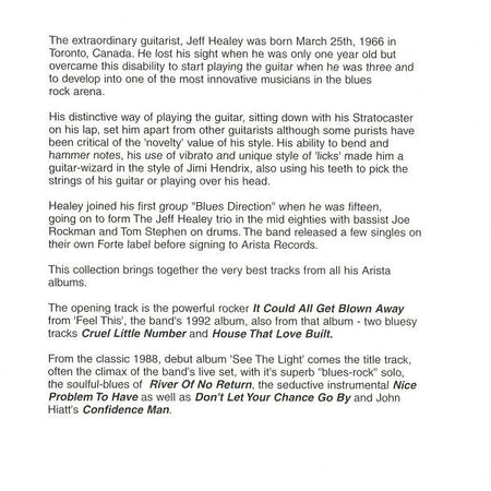 The Jeff Healey Band : The Very Best Of (CD, Comp)