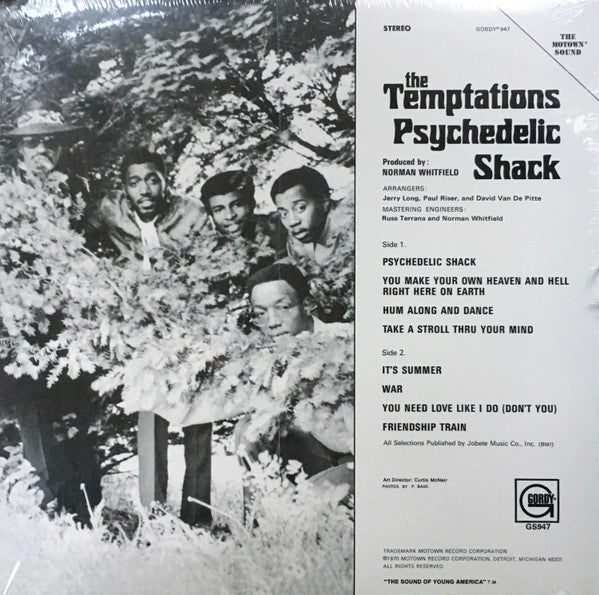 The Temptations : Psychedelic Shack (LP, Album, Ltd, RE, RP, 180)