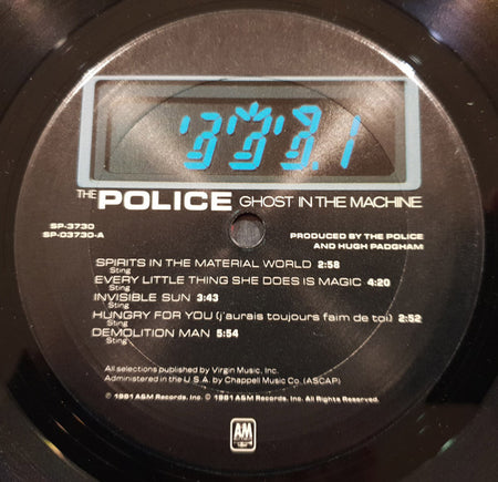 The Police : Ghost In The Machine (LP, Album, Ter)