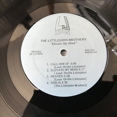 The Littlejohn Brothers : Elevate My Mind  (LP, Album)