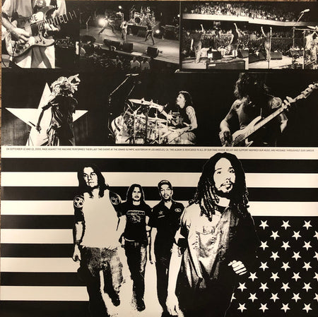 Rage Against The Machine : Live At The Grand Olympic Auditorium (2xLP, Album, RE, RM, 180)