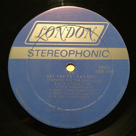 The Rolling Stones : Get Yer Ya-Ya's Out! (The Rolling Stones In Concert) (LP, Album, Phi)