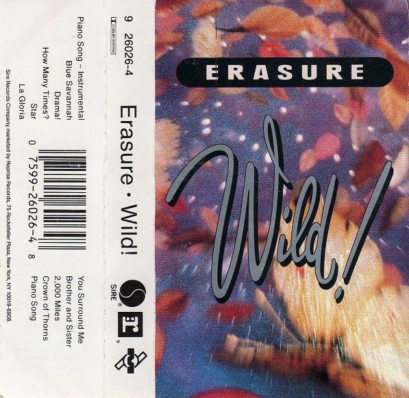 Erasure : Wild! (Cass, Album, SR,)