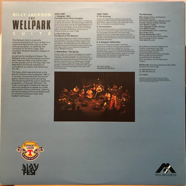 Billy Jackson (2) : The Wellpark Suite  (LP, Gat)