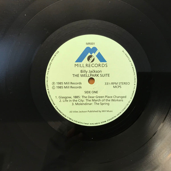 Billy Jackson (2) : The Wellpark Suite  (LP, Gat)
