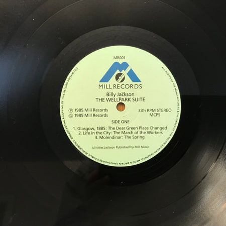 Billy Jackson (2) : The Wellpark Suite  (LP, Gat)