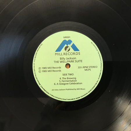 Billy Jackson (2) : The Wellpark Suite  (LP, Gat)
