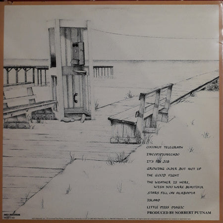 Jimmy Buffett : Coconut Telegraph (LP, Album, Pin)