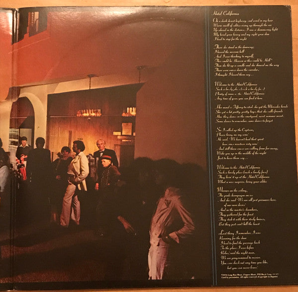 Eagles : Hotel California (LP, Album, SP )