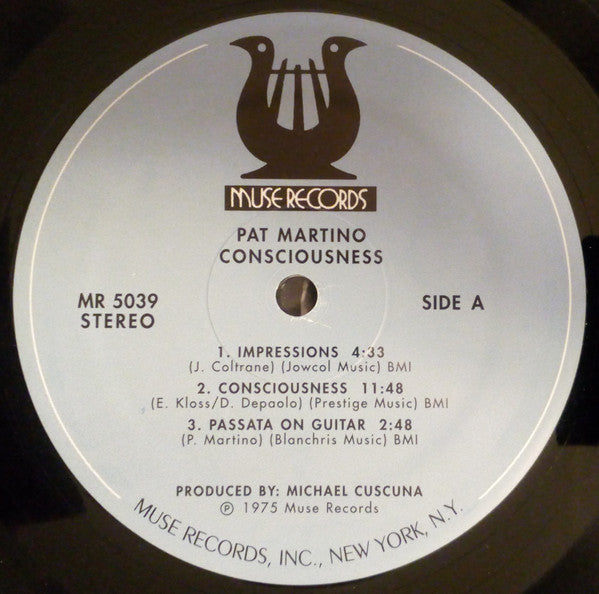 Pat Martino : Consciousness (LP, Album, RE)