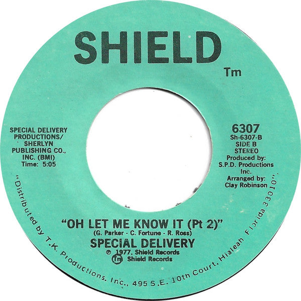Special Delivery : Oh Let Me Know It (7", Single)